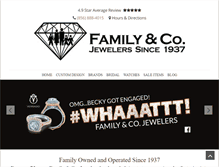 Tablet Screenshot of familyjewelers.com